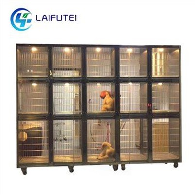 Affichage en acier inoxydable cage grande taille
